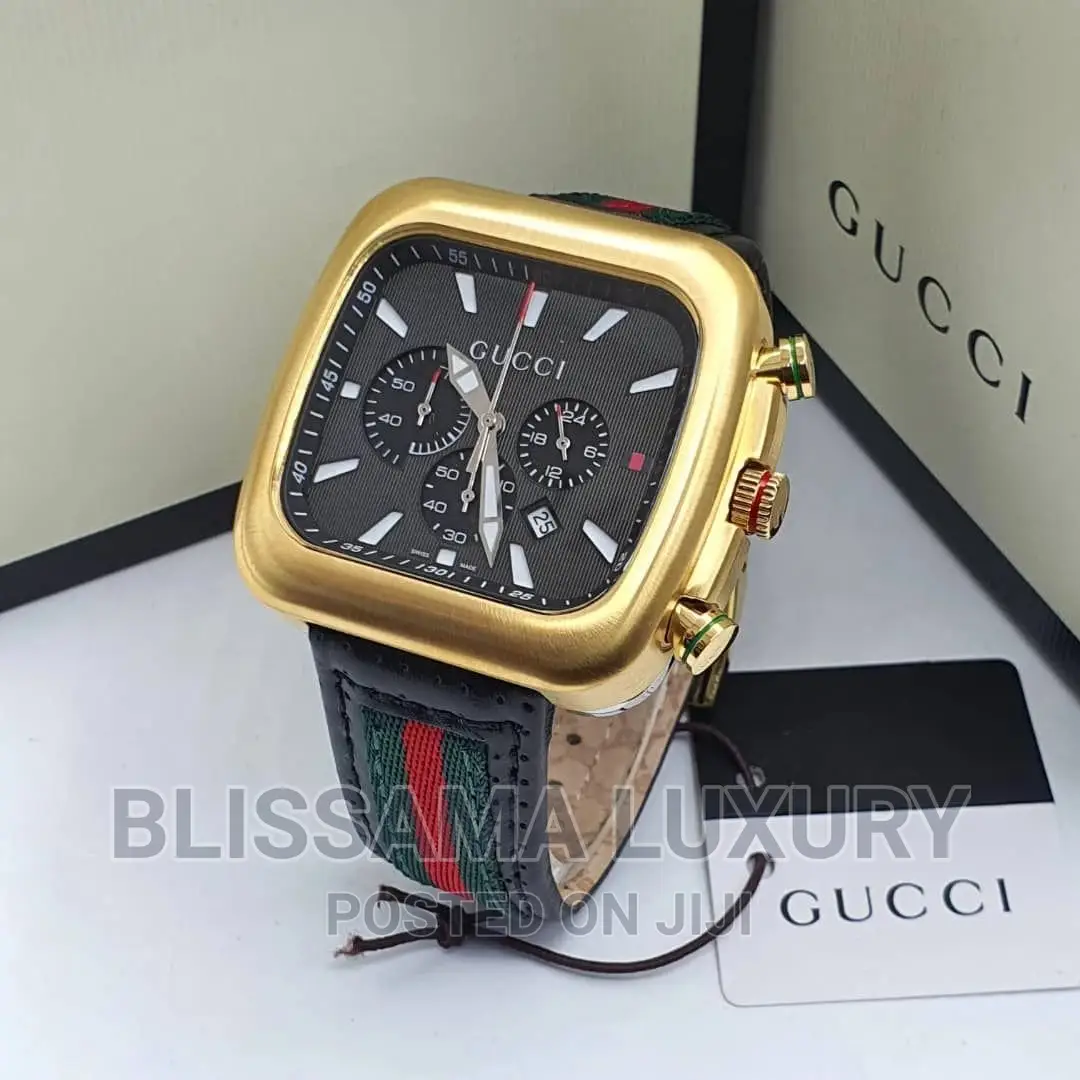 Quality Gucci Leather Wristwatch