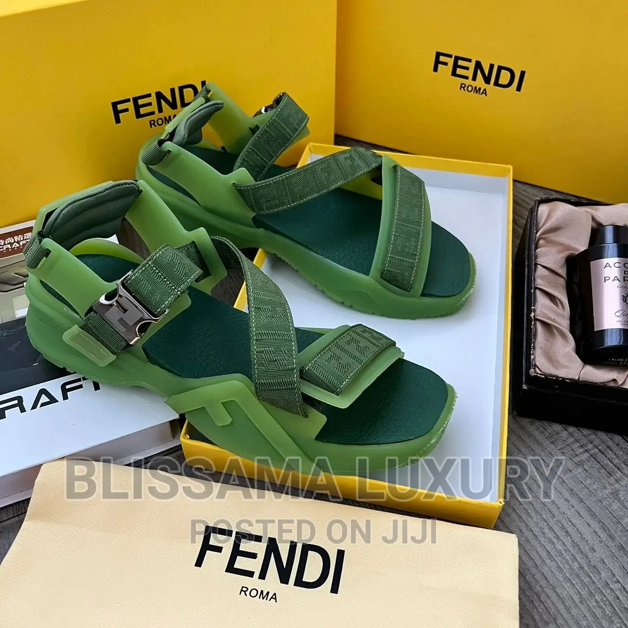 Luxury Fendi Roma Sandals