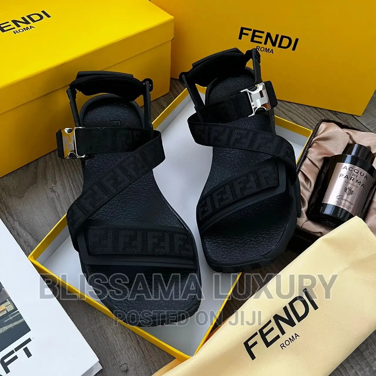 Luxury Fendi Roma Sandals