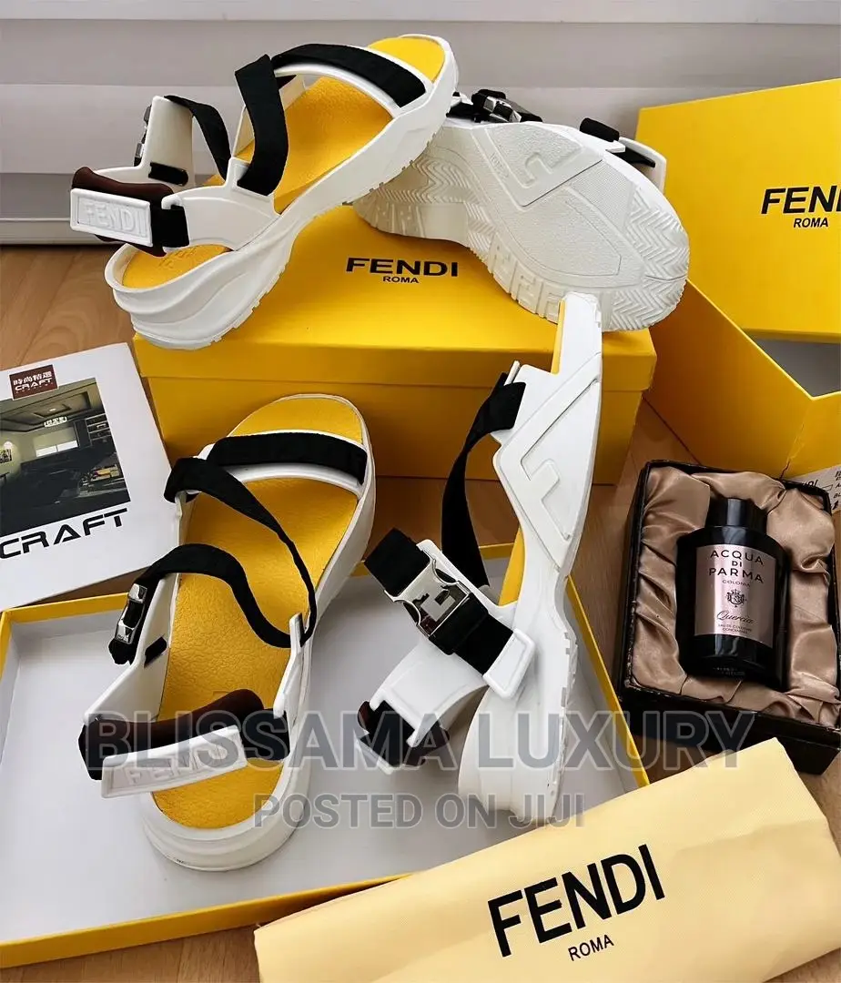Luxury Fendi Roma Sandals