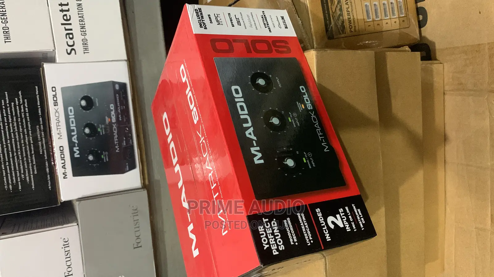 M-Audio M-Track Solo Soundcard