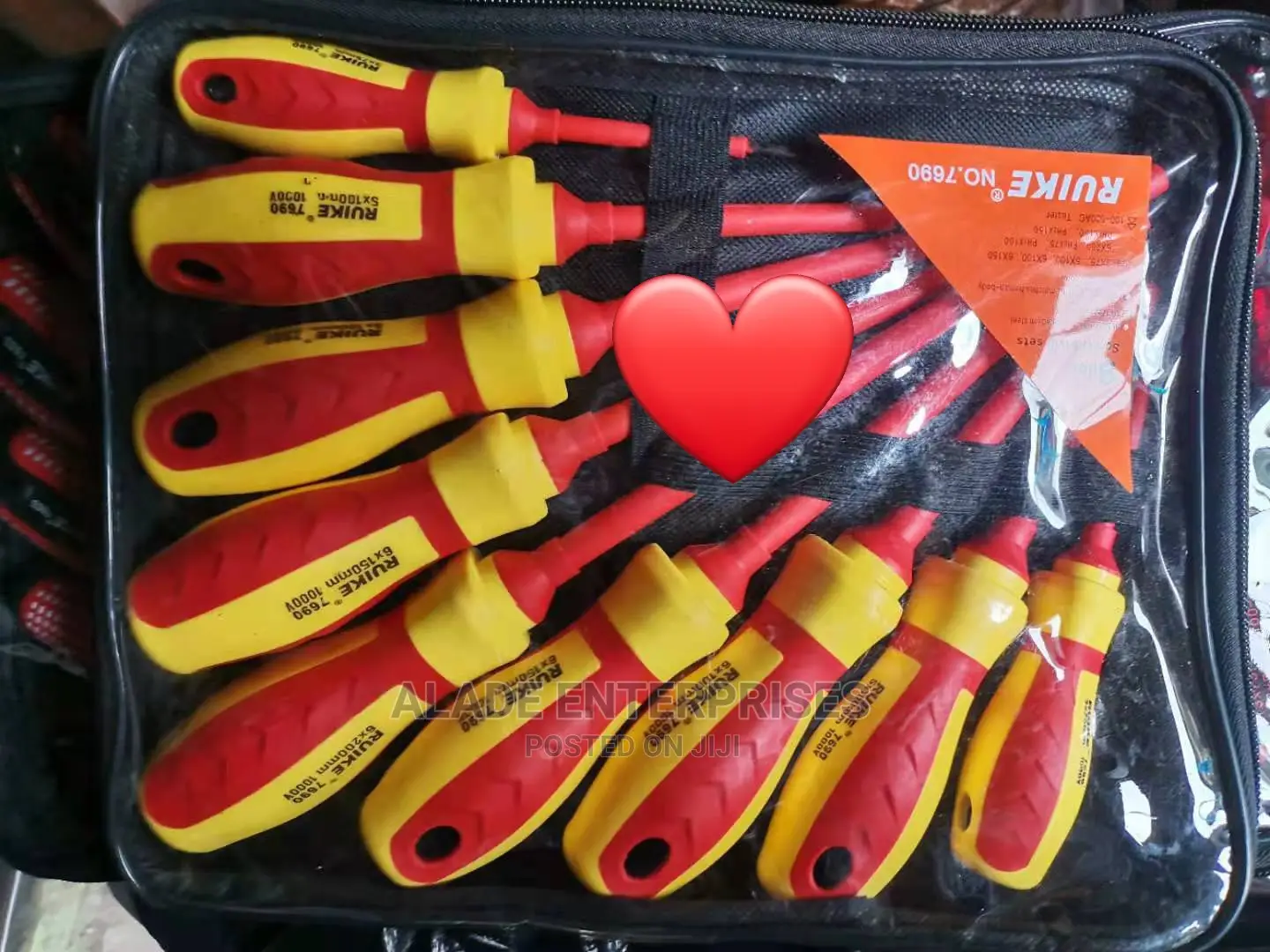 9 Pcs Insulated Screwdriver Set