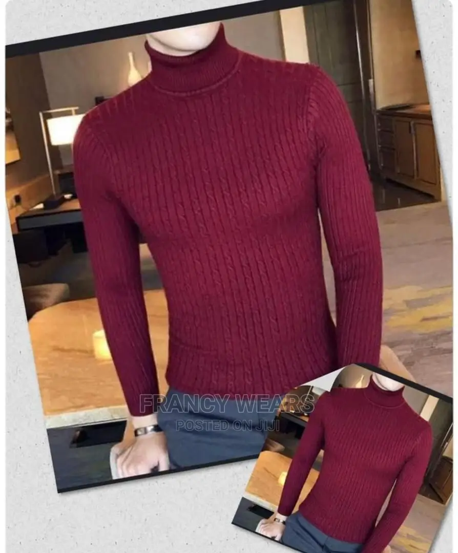 Colourful Men's Turtle Neck