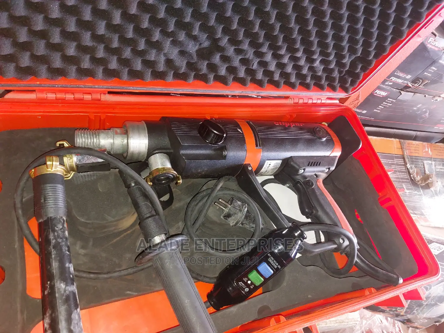 CORE Drill Norton Clipper Cdm 203+Drill Stand Cdr 163