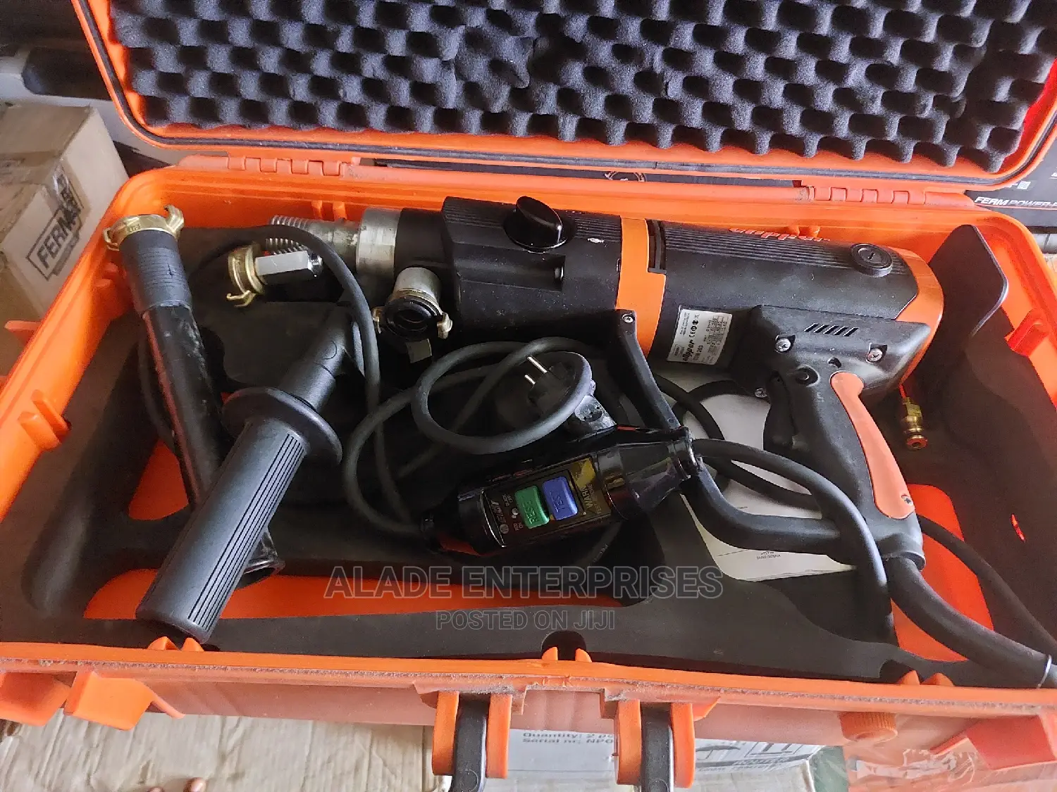 CORE Drill Norton Clipper Cdm 203+Drill Stand Cdr 163