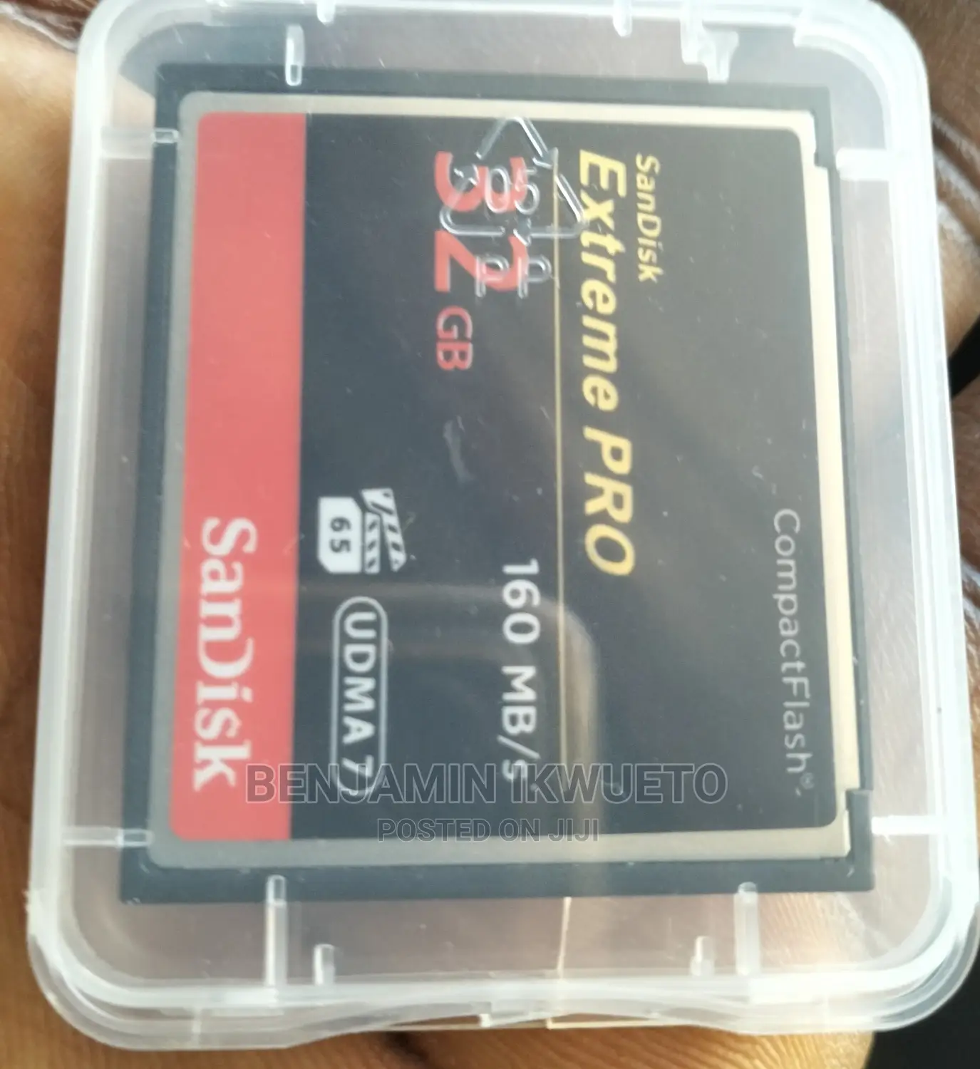 32gig Compact Flash, Extreme Pro, Speed Up to 160mb/S
