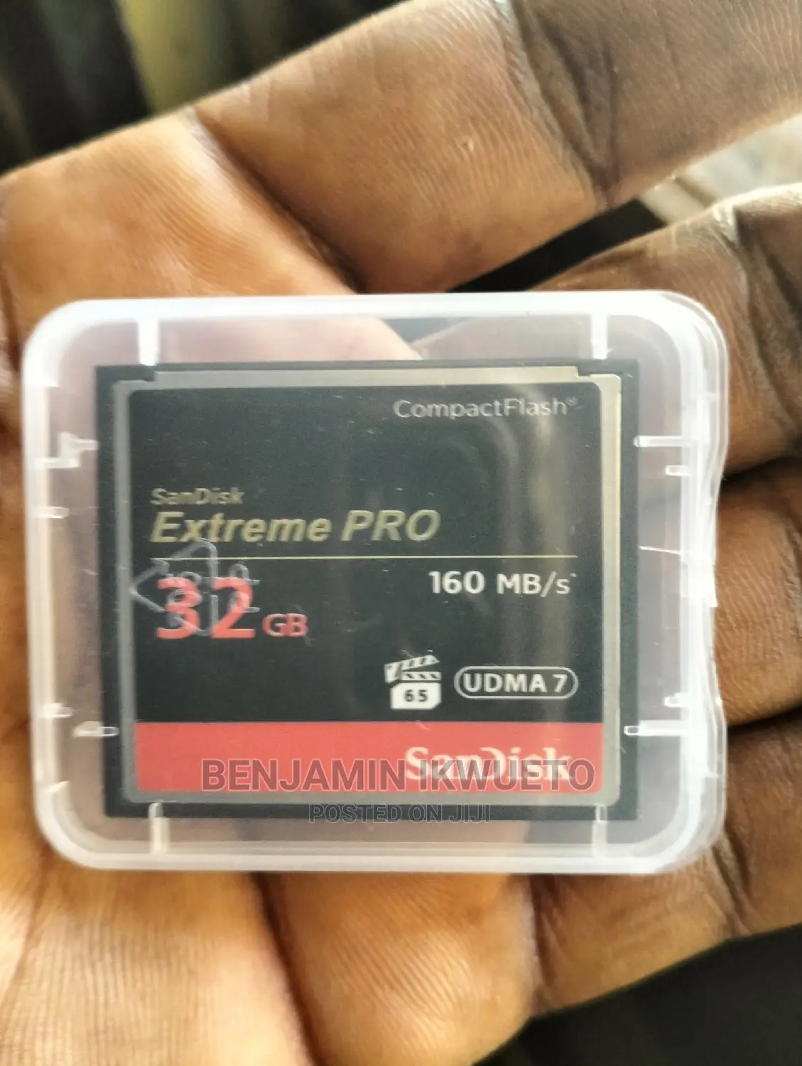 32gig Compact Flash, Extreme Pro, Speed Up to 160mb/S