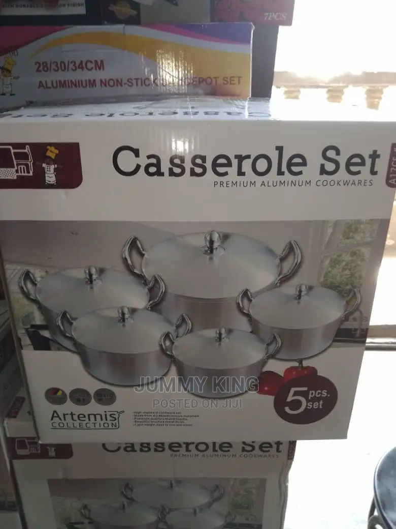 Classic 5pcs Set Aluminium Pot