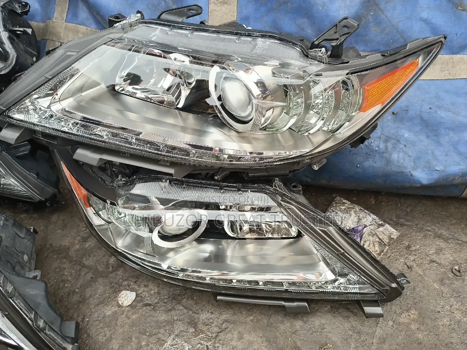 Set of Headlights Es 350 2013 Direct