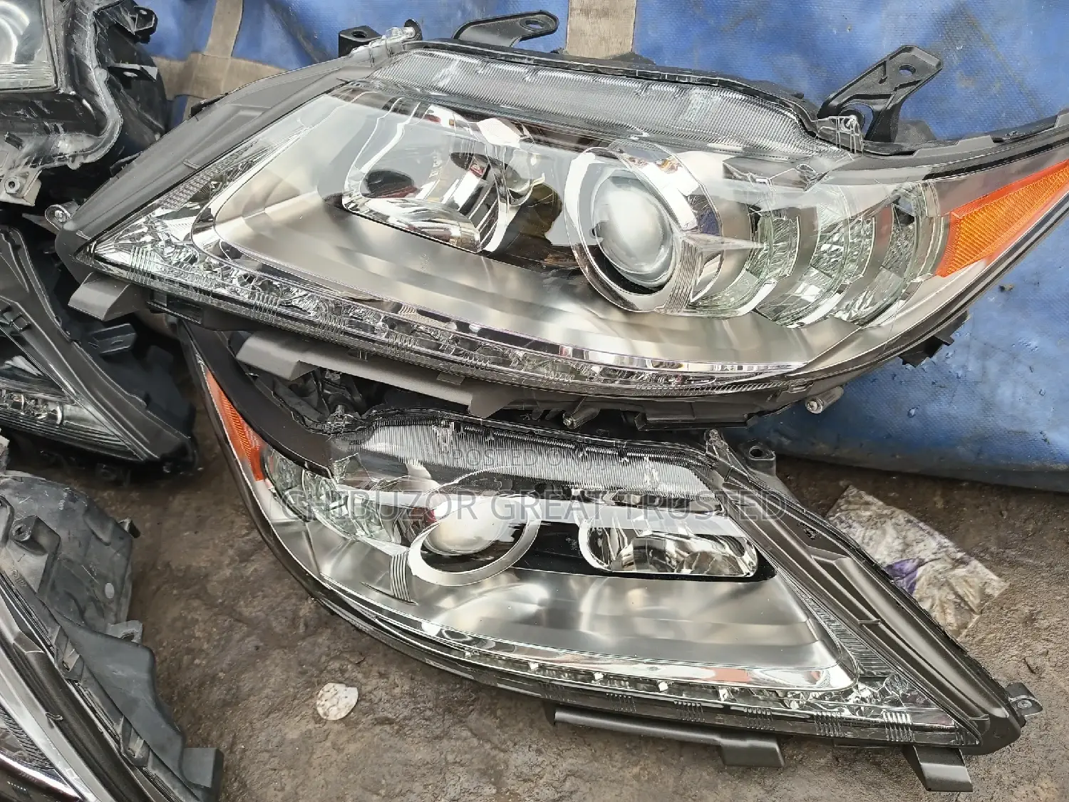 Set of Headlights Es 350 2013 Direct