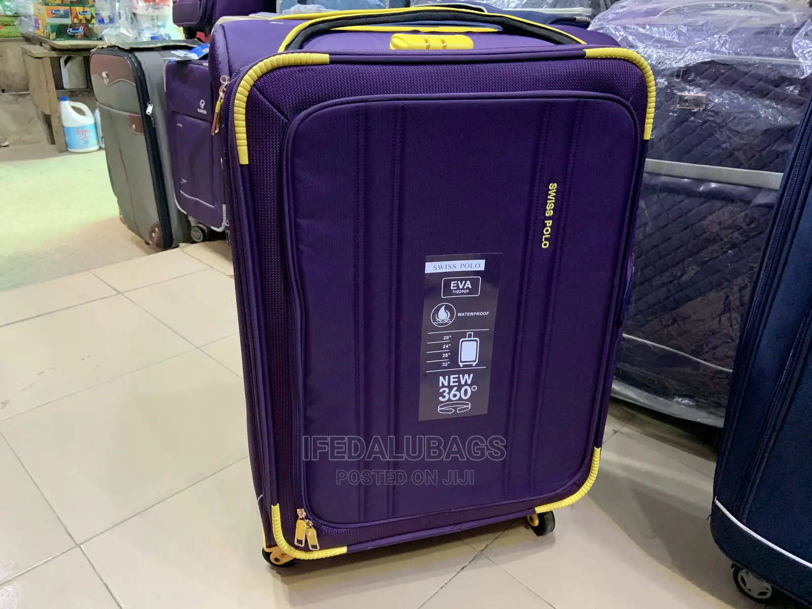 Medium Size Swiss Polo Eva Quality Traveling Luggage