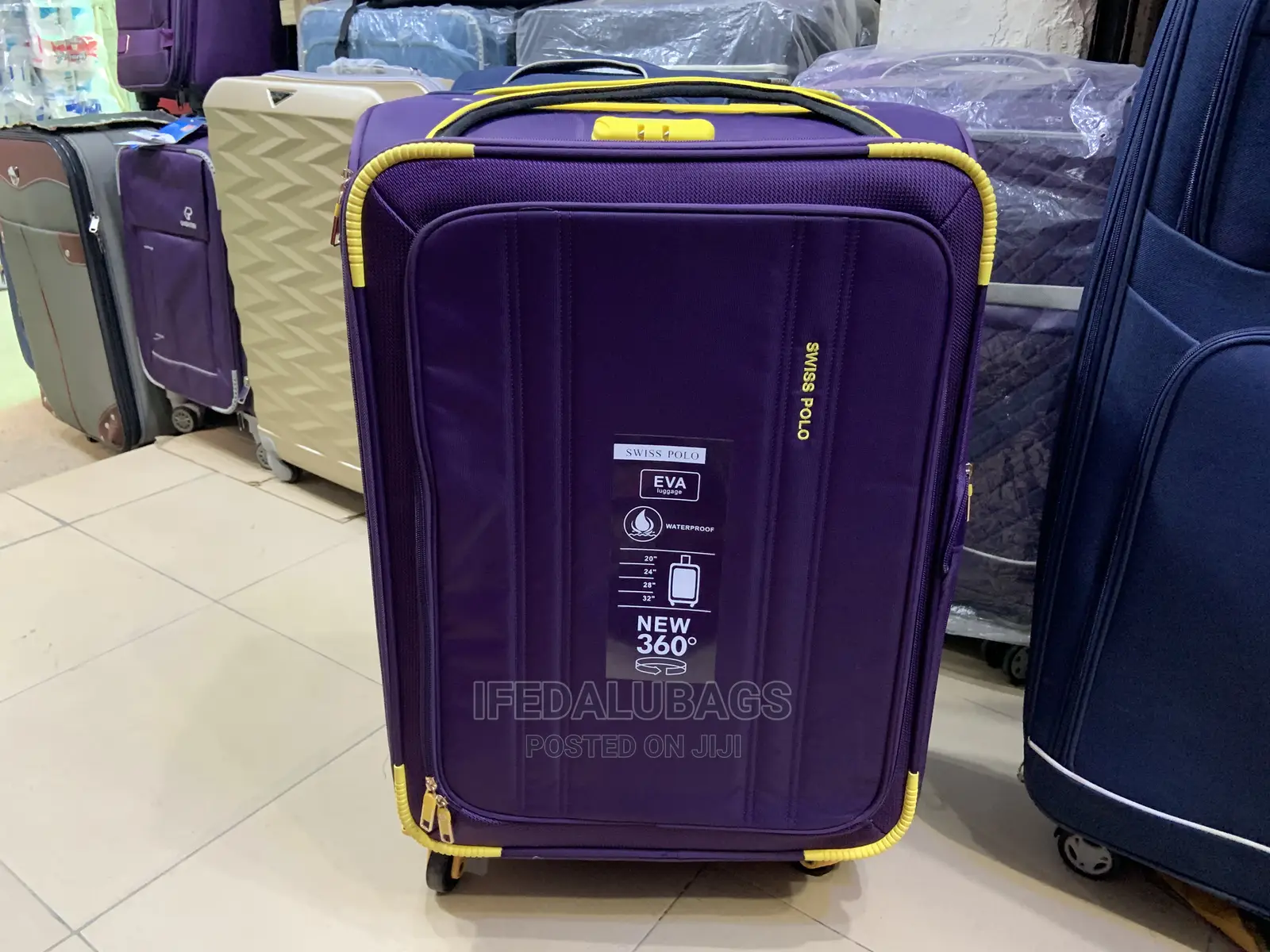 Medium Size Swiss Polo Eva Quality Traveling Luggage