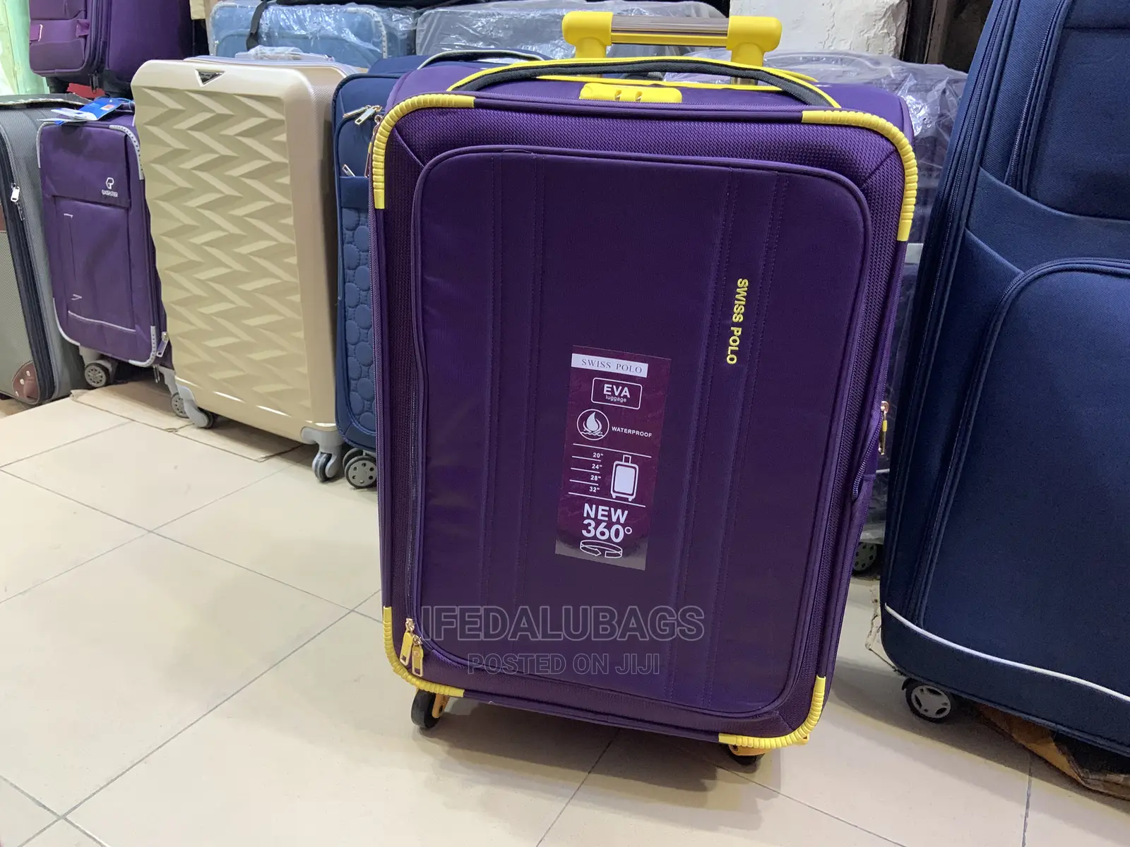 Medium Size Swiss Polo Eva Quality Traveling Luggage