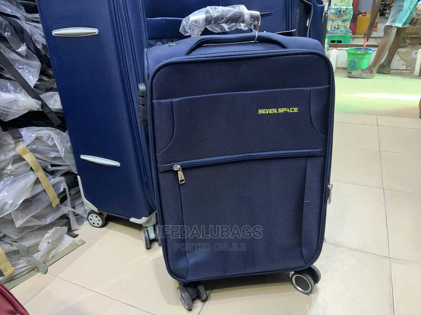 Small Size Blue Color Traveling Luggage