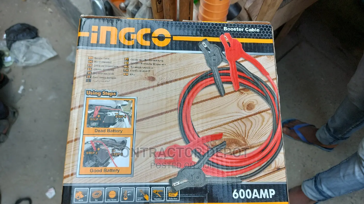 Ingco Booster Cable / Jumper Wires 600AMP