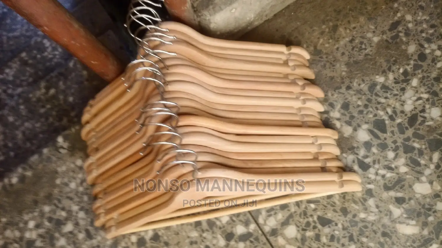Brand New Sets of Wooden Clothes Hangers