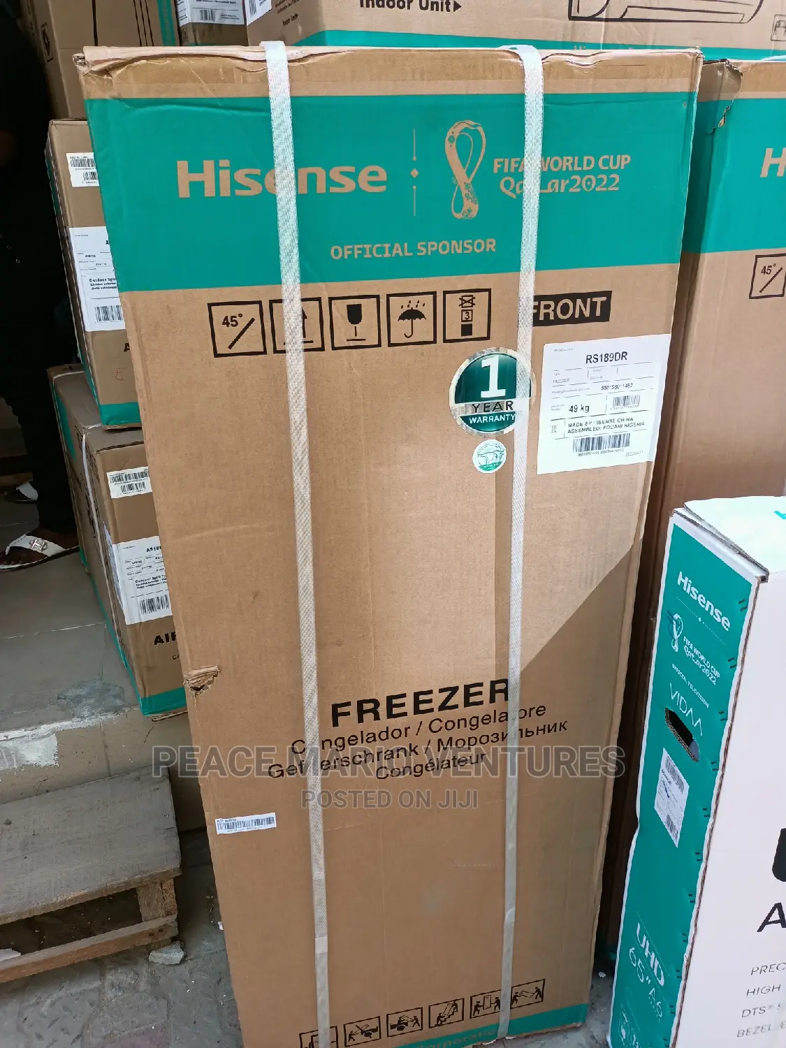 Original Hisense Upright Freezer 7steps Wth 2years Warranty