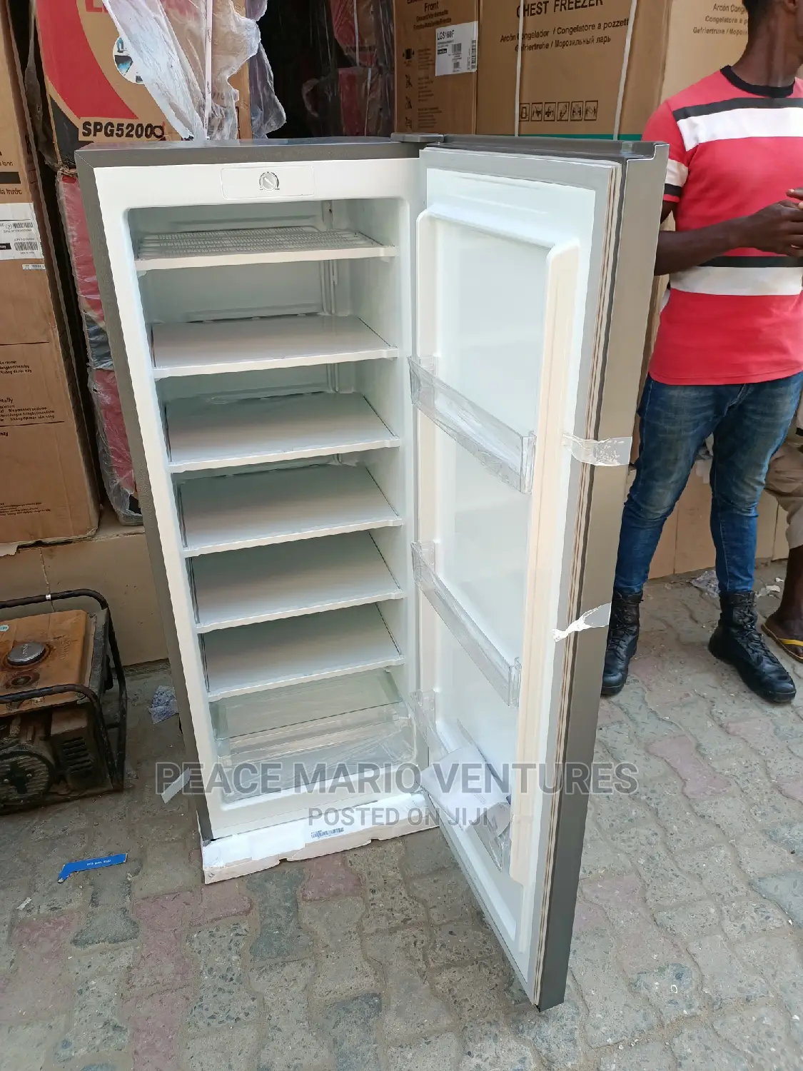 Original Hisense Upright Freezer 7steps Wth 2years Warranty