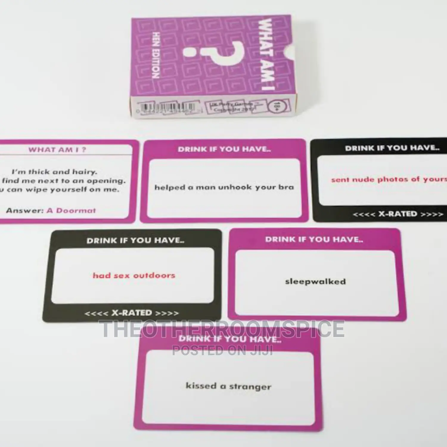Hen Night Party Game - WHAT AM I ? / DRINK IF YOU HAVE