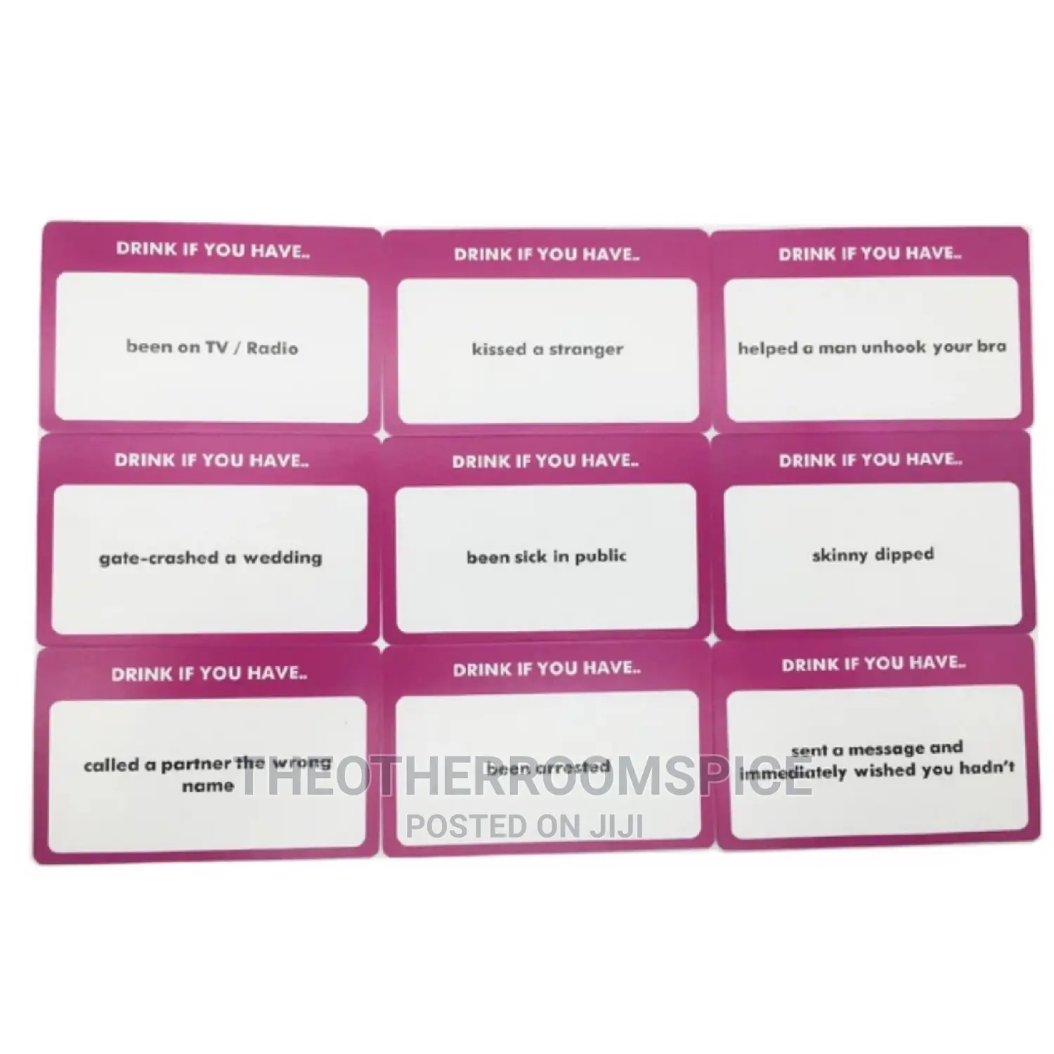 Hen Night Party Game - WHAT AM I ? / DRINK IF YOU HAVE