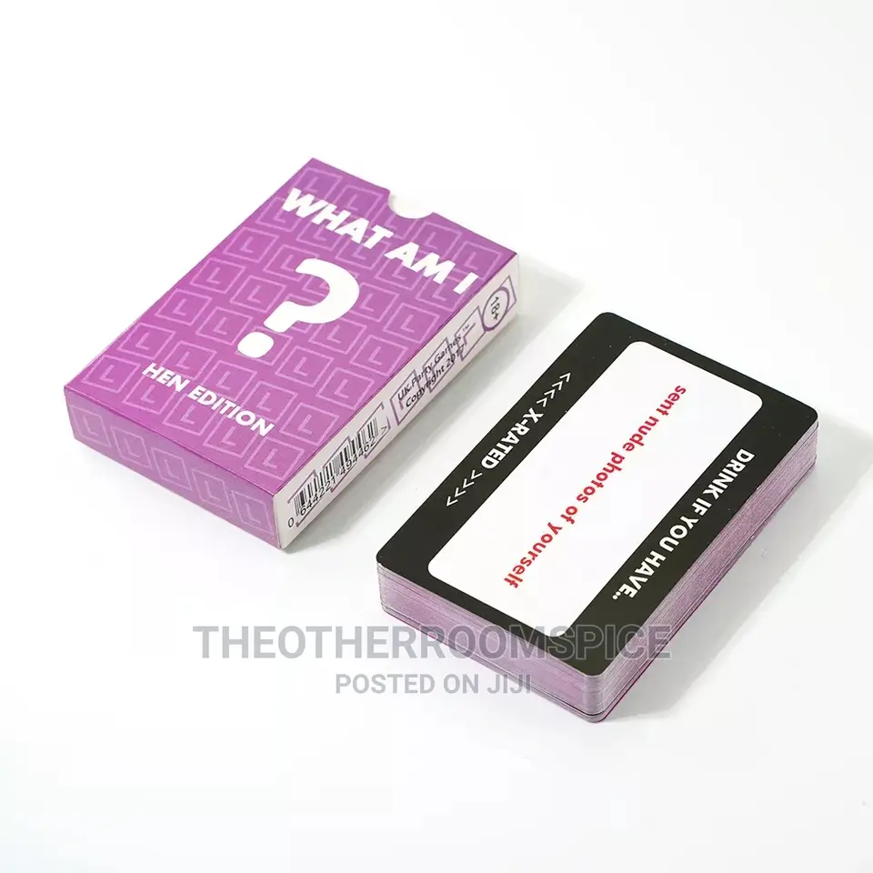 Hen Night Party Game - WHAT AM I ? / DRINK IF YOU HAVE