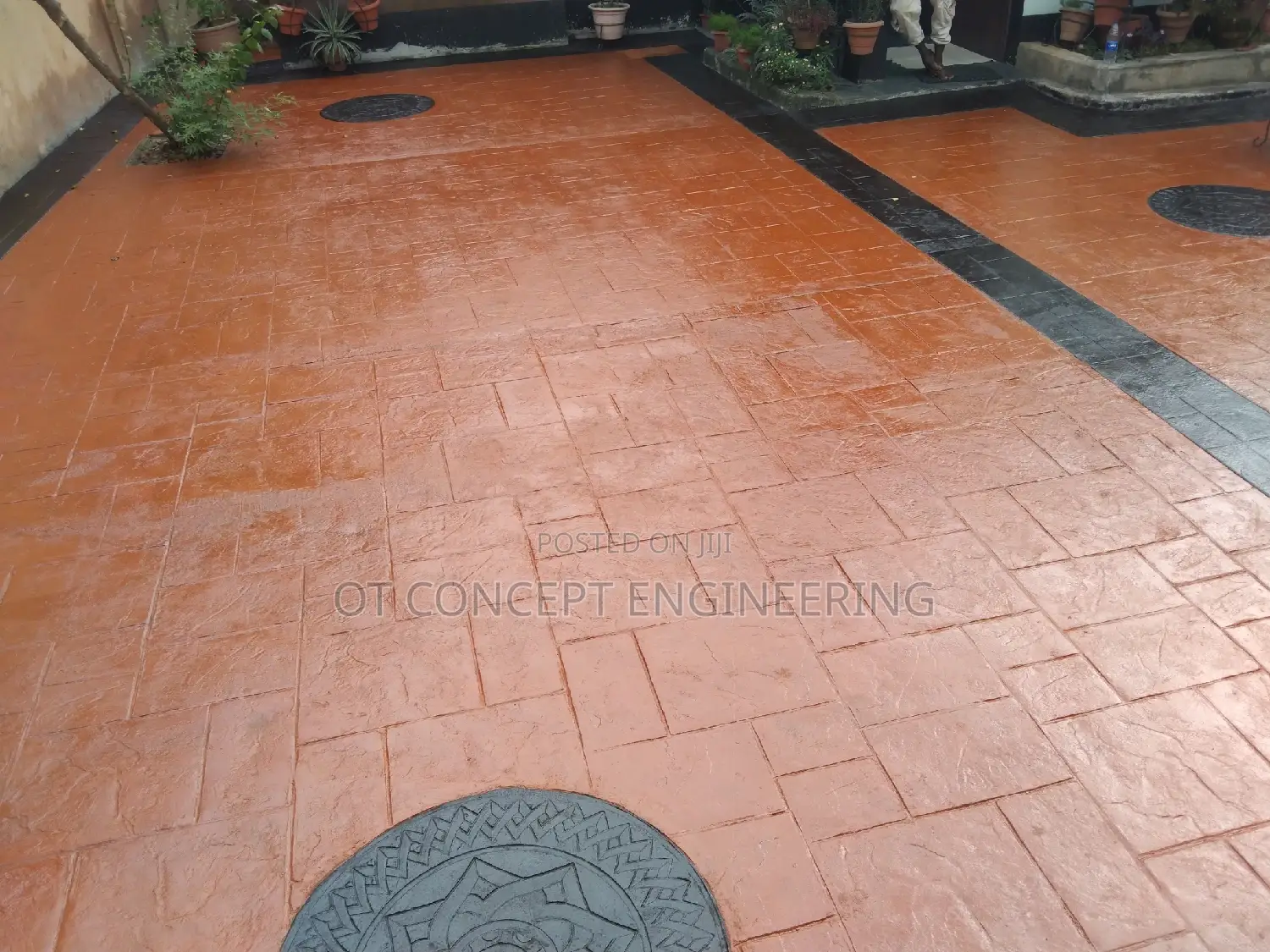 Stamp Concrete Floor by OT