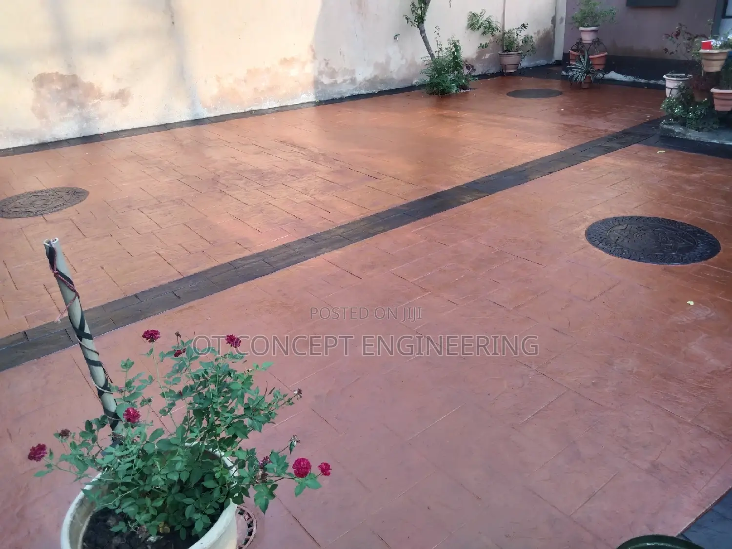 Stamp Concrete Floor by OT