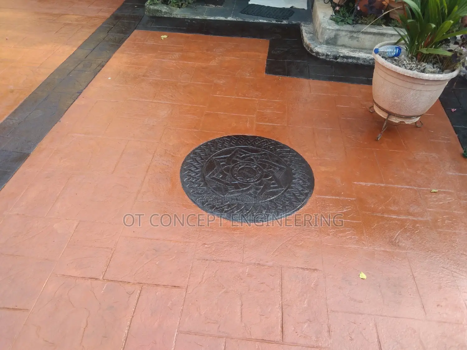 Stamp Concrete Floor by OT