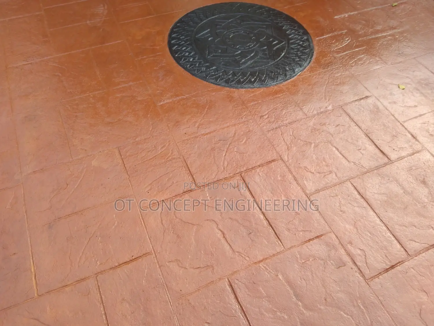 Stamp Concrete Floor by OT