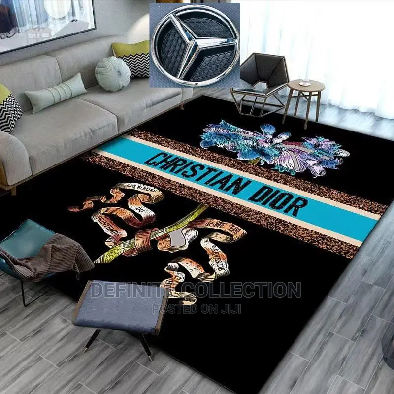 Luxury FENDI Designer Soft Center Rug.