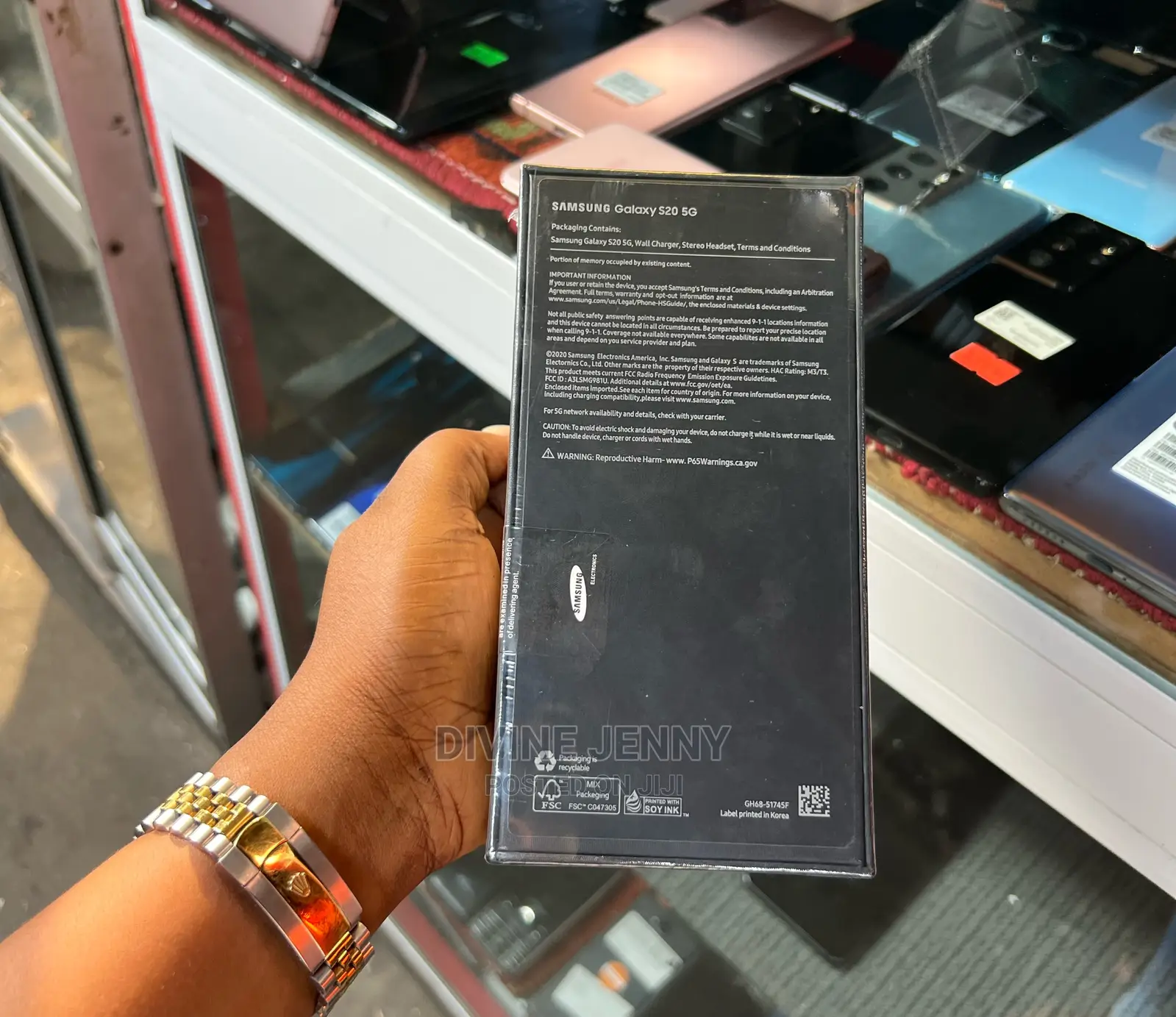 New Samsung Galaxy S20 128 GB Gray