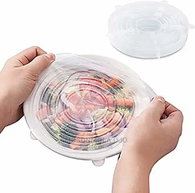 Reusable Silicone Lid Covers for Round, Square Bowls