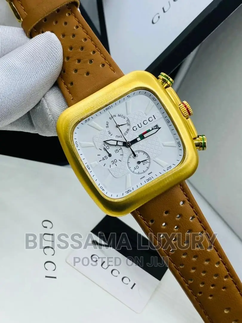 Gucci Premium Luxury Men Wristwatch – Stylish, Durable Classy Design