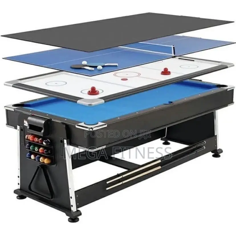 4-in-1 Tennis, Snooker, Air Hockey Dining Table