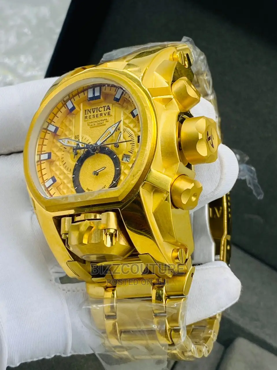INVICTA Top Notch Gold Chain Watch Available in Store