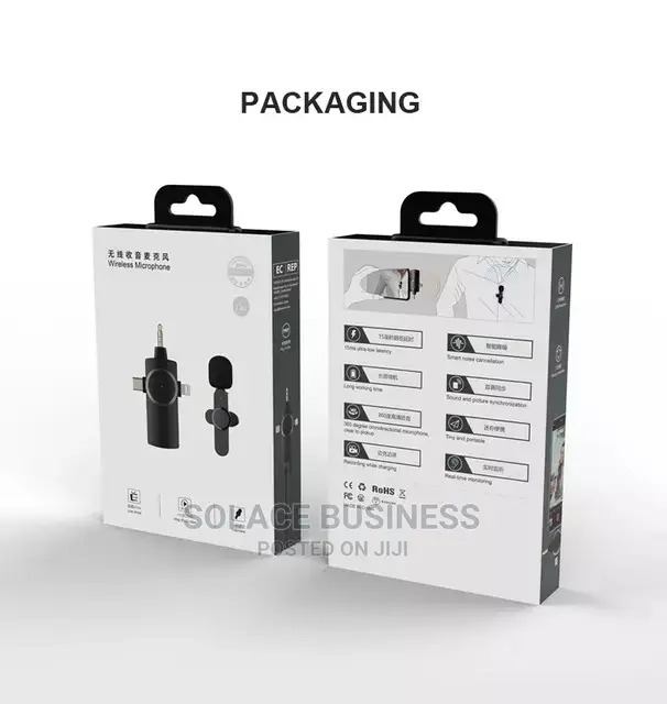 Wireless Microphone for iPhone, Android, Camera Etc