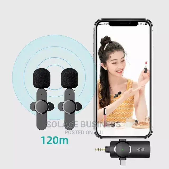 Wireless Microphone for iPhone, Android, Camera Etc