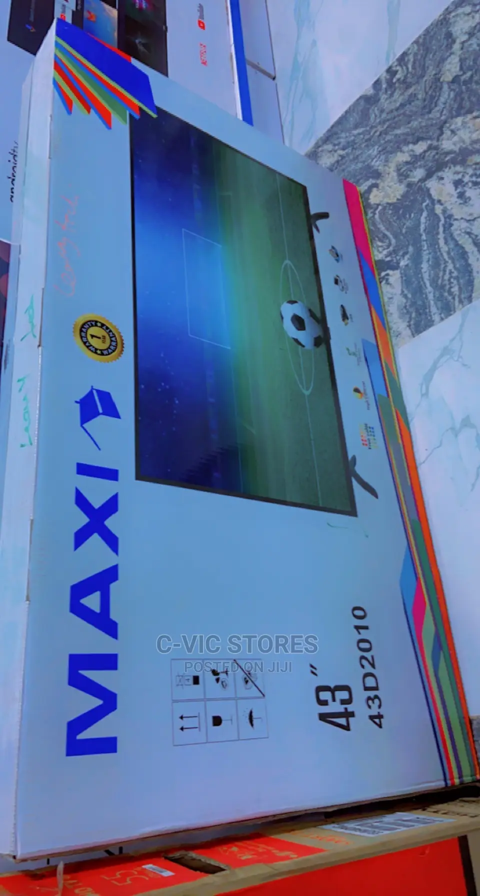 Maxi 43" Inch Full HD LED TV+Wall Hanger
