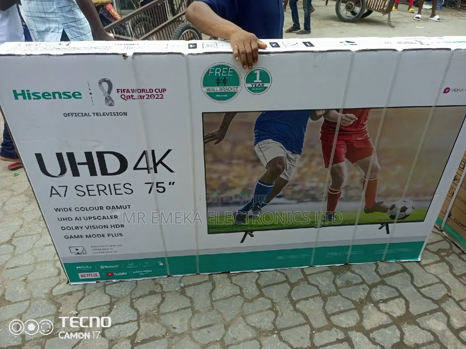 Hisense 75 Inches Smart Tv