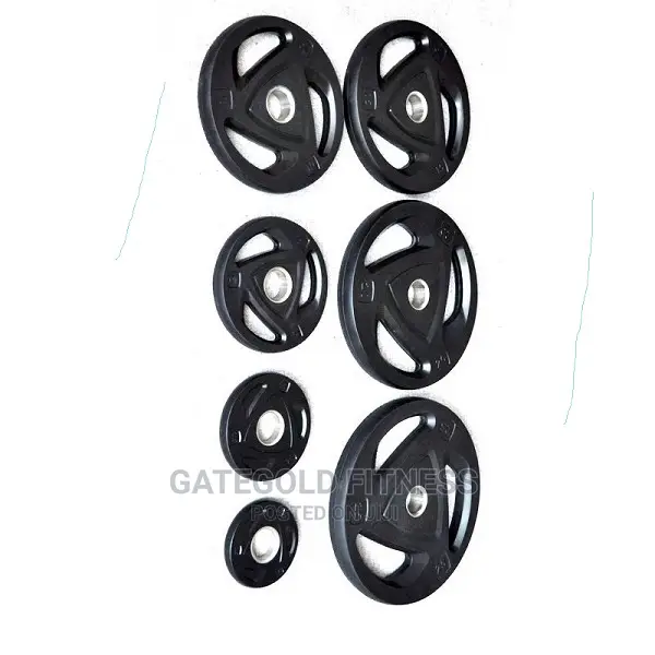 P2410B.5 Olympic Tri-Grip Rubber Plates 5kg (Pair)