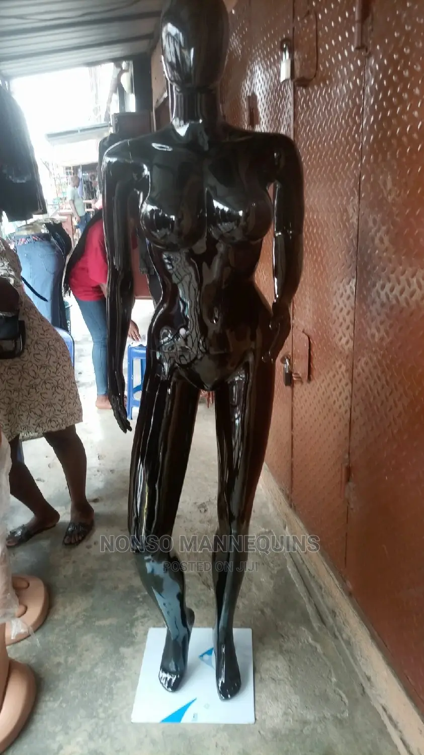 Size12 Glossy Black Female Mannequin