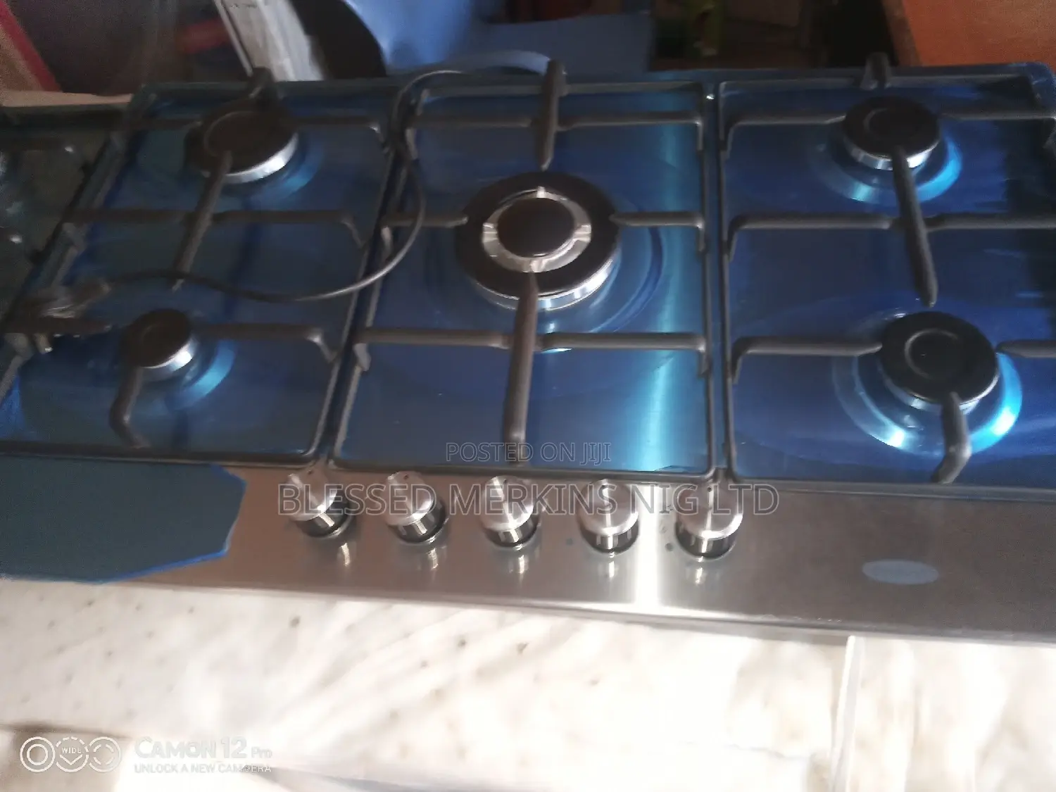 Omaha Inbuilt Gas Cooker 5burners Stainless