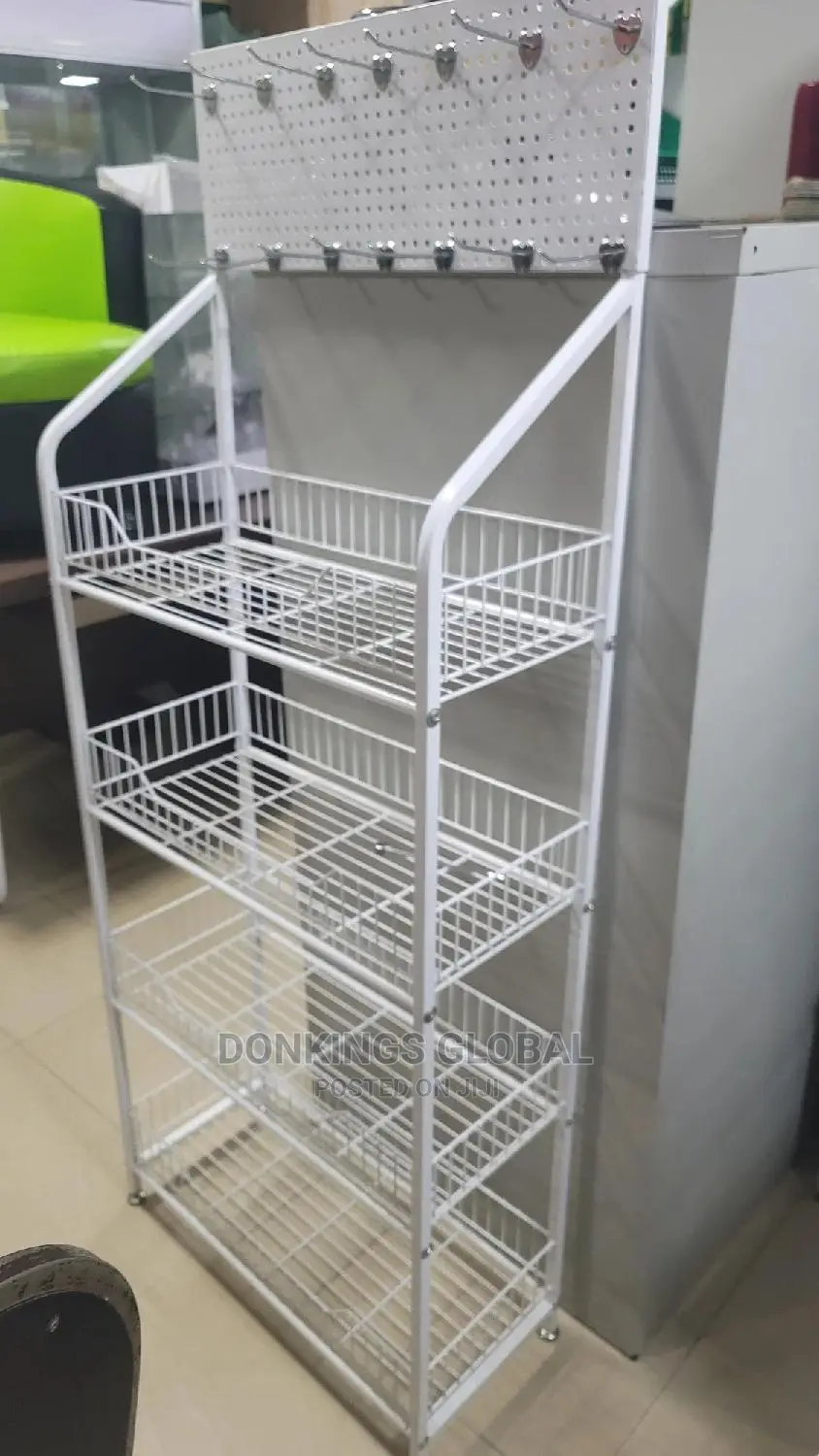 Supermarkets Basket Shelves