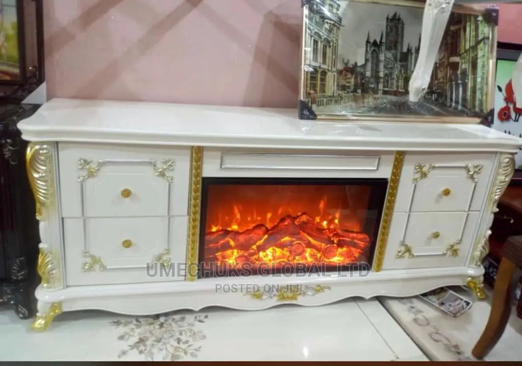 New Morderm Fireplace Tv Stand