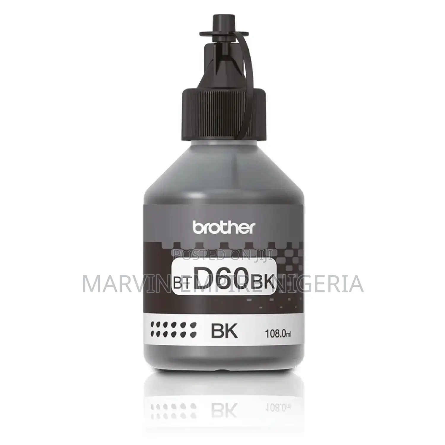 Brother Bt D60bk Black Ink Tank Bottle Cartridge_ Original