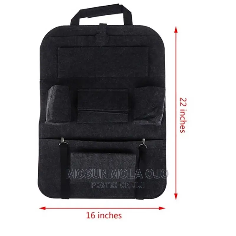 Universal Car Seat Back Organizer Multi-Pocket Storage Bag