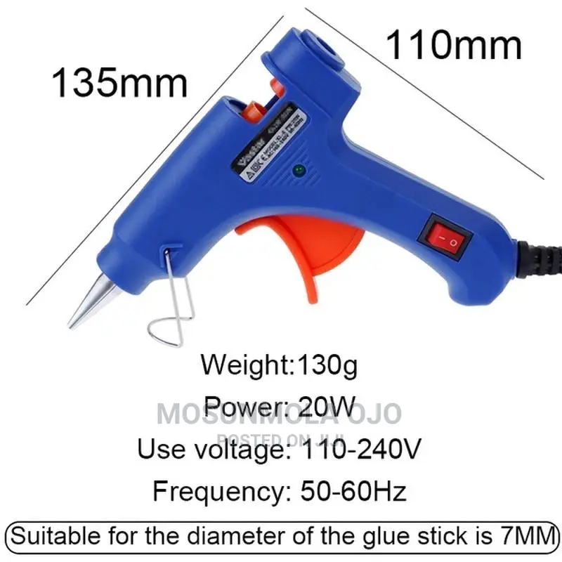 Electric Glue Gun (Glue Sticks Not Included)