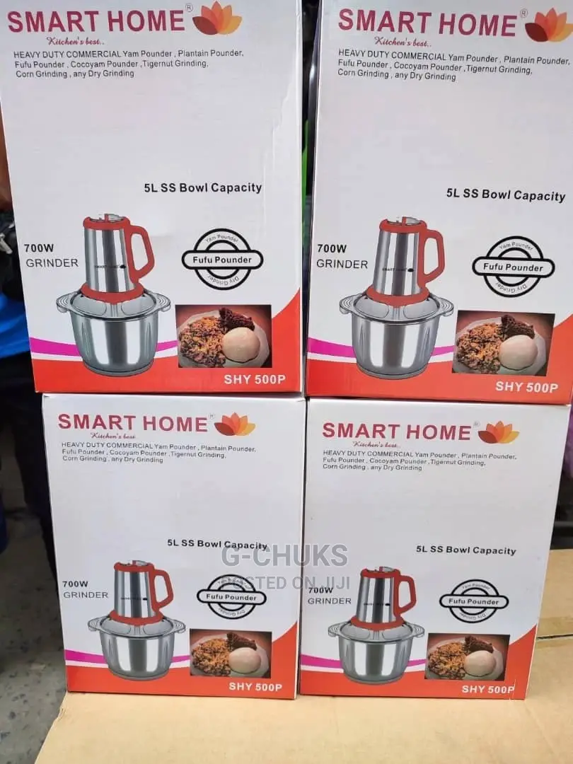 Smart Home 5liter Yam Pounder and Dry Grinder 700W