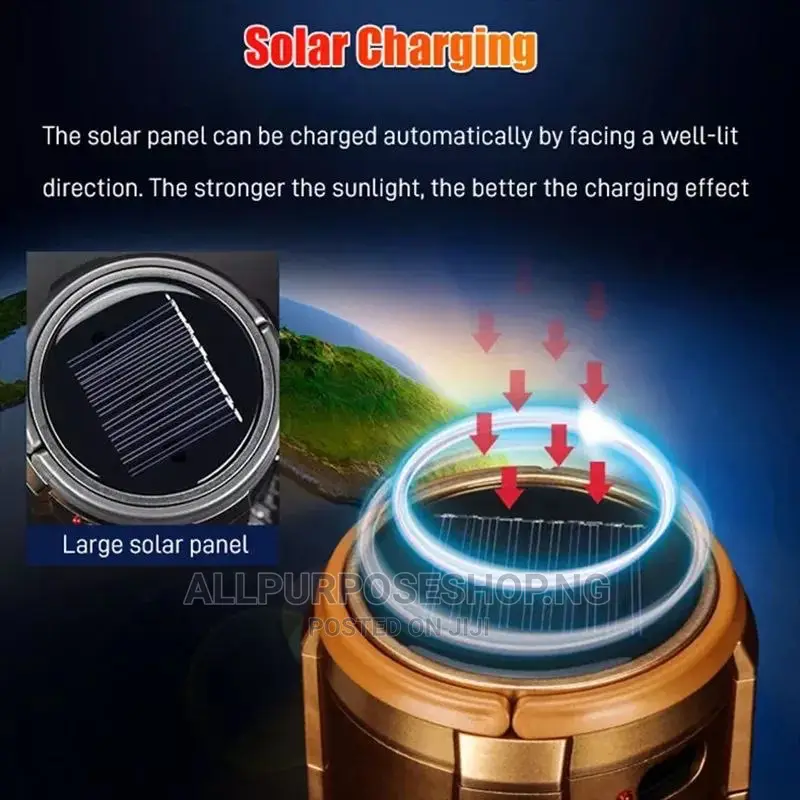 Solar / Rechargeable Camping Lamp