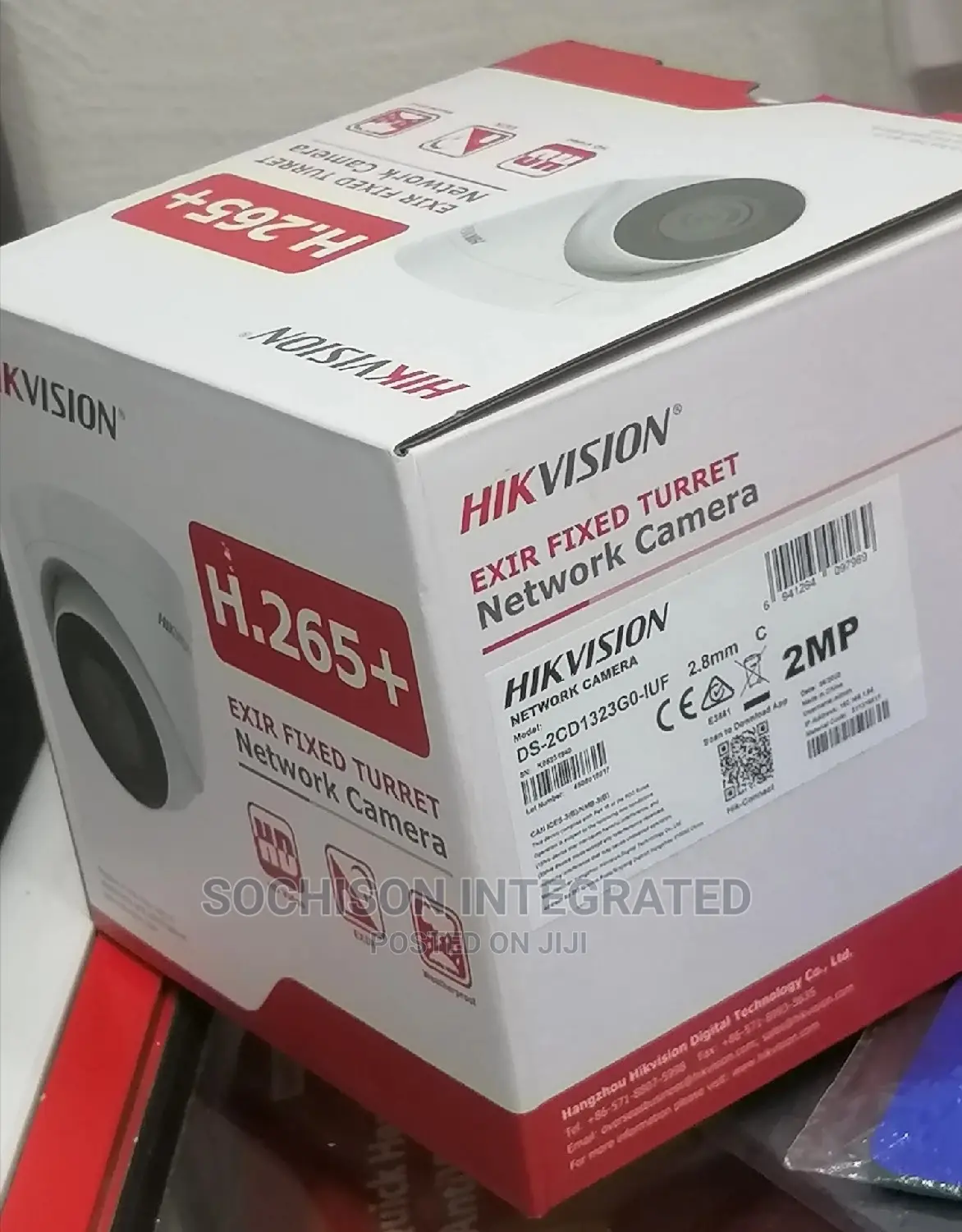 Ds-2cd1323g0-Iuf2mpaudiofixed Turet Network Camera(6channel)